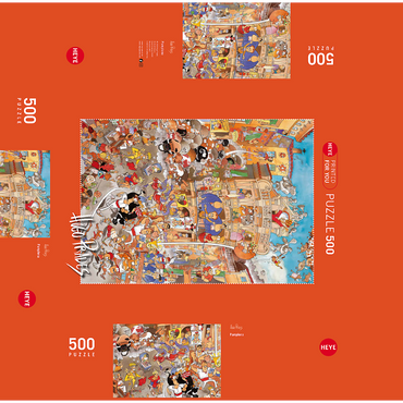 Pamplona - Hugo Prades 500 Jigsaw Puzzle box 3D Modell