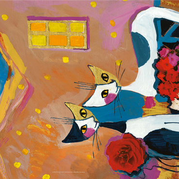 Bouquets - Rosina Wachtmeister 1000 Jigsaw Puzzle 3D Modell