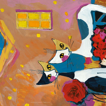 Bouquets - Rosina Wachtmeister 500 Jigsaw Puzzle 3D Modell