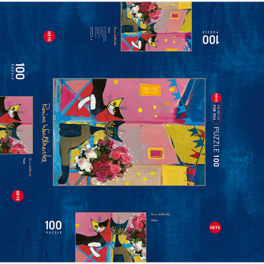 Posies - Rosina Wachtmeister 100 Jigsaw Puzzle box 3D Modell