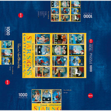 Star Signs - Rosina Wachtmeister 1000 Jigsaw Puzzle box 3D Modell