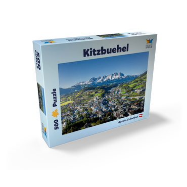 Panoramic view of Kitzbühel in Tyrol, Austria 500 Jigsaw Puzzle box view1