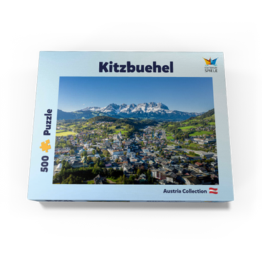 Panoramic view of Kitzbühel in Tyrol, Austria 500 Jigsaw Puzzle box view1