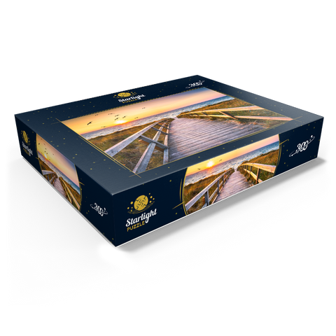 Sunset on Dune Beach in the North Sea 300 Jigsaw Puzzle box view1