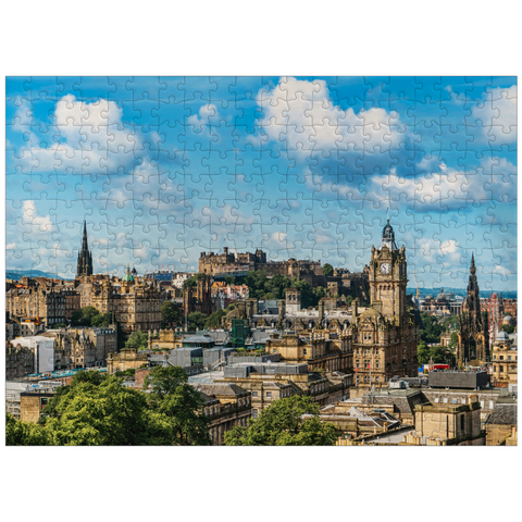 puzzleplate Edinburgh Castle from the view of Carlton Hill 300 Jigsaw Puzzle