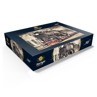 A Departing Steam Train 300 Jigsaw Puzzle box view1