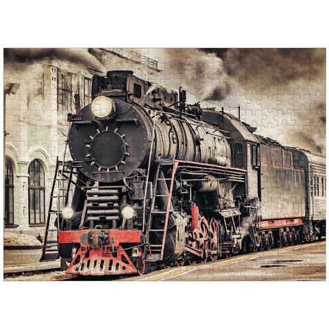 puzzleplate A Departing Steam Train 300 Jigsaw Puzzle