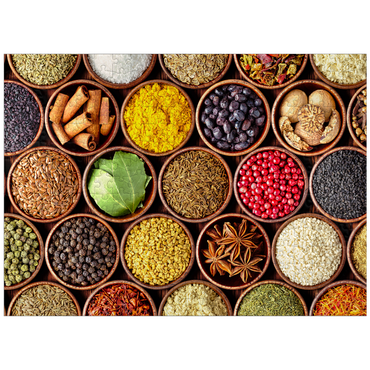 puzzleplate Spices in round bowls 300 Jigsaw Puzzle