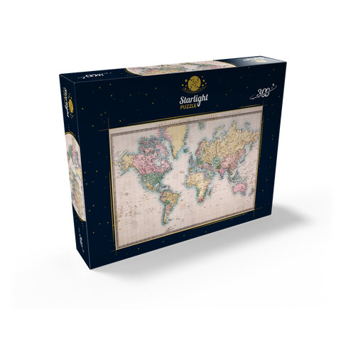 World map after Mercator projection 1860 300 Jigsaw Puzzle box view2