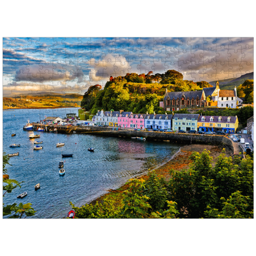 puzzleplate View of Portree before sunset Isle of Skye Scotland 300 Jigsaw Puzzle