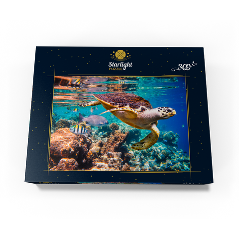 Hawksbill Turtle Maldives 300 Jigsaw Puzzle box view3