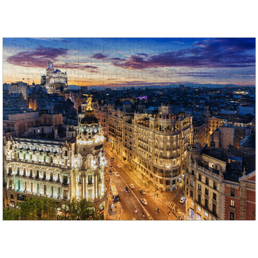 puzzleplate Madrid skyline Spain 300 Jigsaw Puzzle