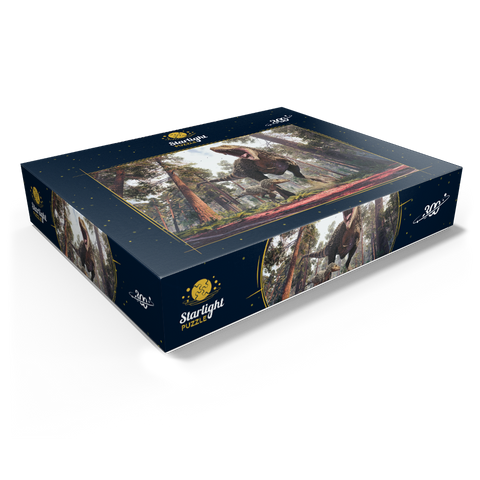 Tyrannosaurus Rex and his cub 300 Jigsaw Puzzle box view1