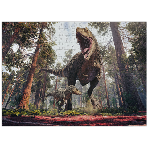 puzzleplate Tyrannosaurus Rex and his cub 300 Jigsaw Puzzle