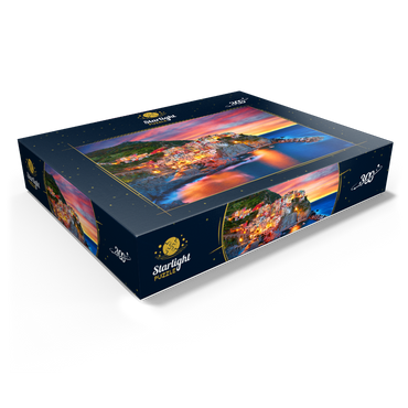 Famous town of Manarola in Italy - Cinque Terre Liguria 300 Jigsaw Puzzle box view1