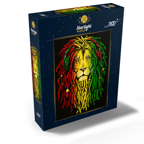 Rasta lion 300 Jigsaw Puzzle box view2