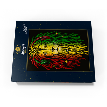 Rasta lion 300 Jigsaw Puzzle box view3