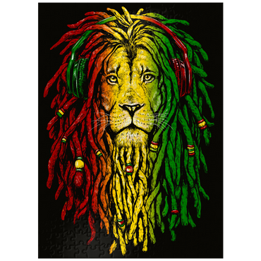 puzzleplate Rasta lion 300 Jigsaw Puzzle