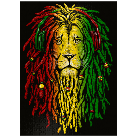 puzzleplate Rasta lion 300 Jigsaw Puzzle