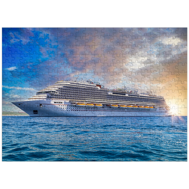 puzzleplate Cruise ship in the Caribbean 300 Jigsaw Puzzle