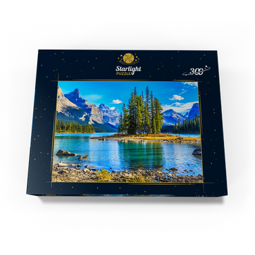 Spirit Island in Maligne Lake - Jasper National Park Canada 300 Jigsaw Puzzle box view3