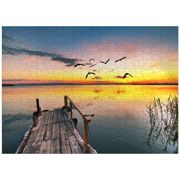 puzzleplate Pier in the clouds 300 Jigsaw Puzzle
