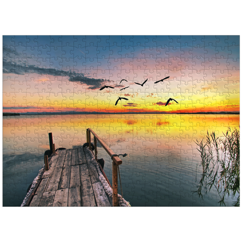 puzzleplate Pier in the clouds 300 Jigsaw Puzzle