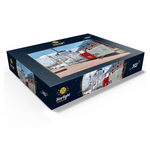 Taney WHEC-37 Coast Guard vessel at the Maritime Museum in Baltimore Maryland 300 Jigsaw Puzzle box view1