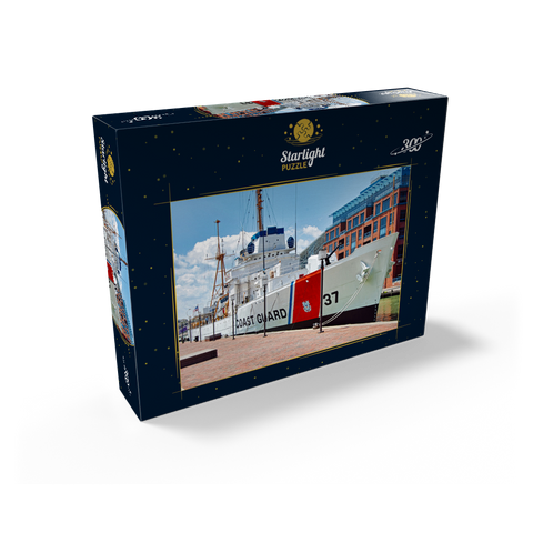 Taney WHEC-37 Coast Guard vessel at the Maritime Museum in Baltimore Maryland 300 Jigsaw Puzzle box view2