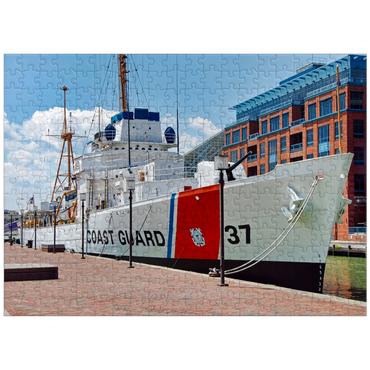 puzzleplate Taney WHEC-37 Coast Guard vessel at the Maritime Museum in Baltimore Maryland 300 Jigsaw Puzzle