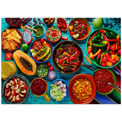 puzzleplate Mexican food 300 Jigsaw Puzzle