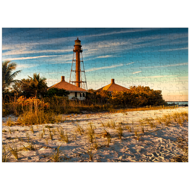 puzzleplate Sanibel Island Lighthouse in Sanibel Island Florida 300 Jigsaw Puzzle