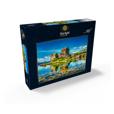 Eilean Donan Castle on a warm summer day - Dornie, Scotland 300 Jigsaw Puzzle box view2