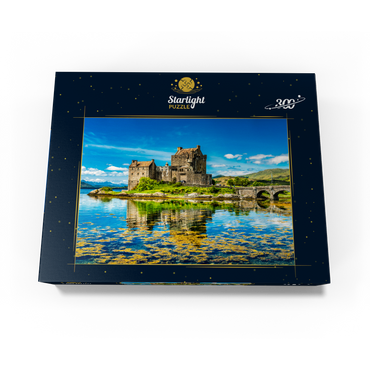 Eilean Donan Castle on a warm summer day - Dornie, Scotland 300 Jigsaw Puzzle box view3