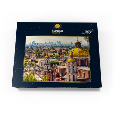Domes of the old basilica and cityscape of Mexico City 300 Jigsaw Puzzle box view3