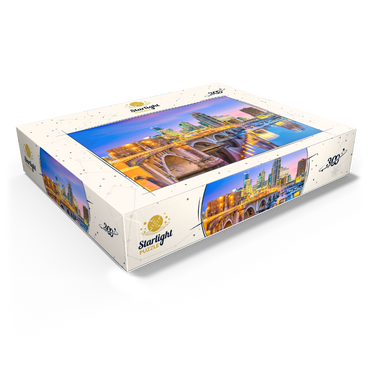 Skyline of downtown Minneapolis in Minnesota, USA 300 Jigsaw Puzzle box view1