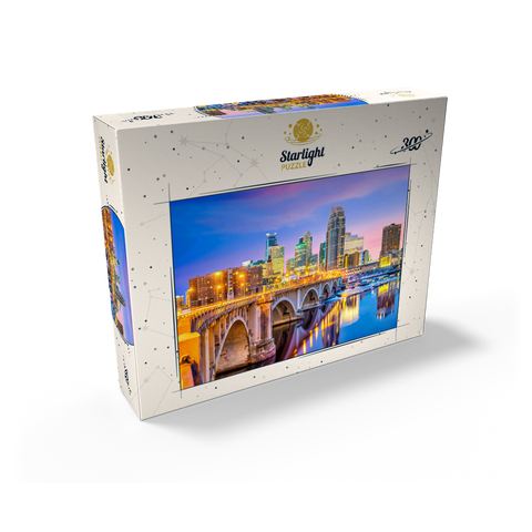 Skyline of downtown Minneapolis in Minnesota, USA 300 Jigsaw Puzzle box view2