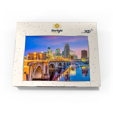 Skyline of downtown Minneapolis in Minnesota, USA 300 Jigsaw Puzzle box view3
