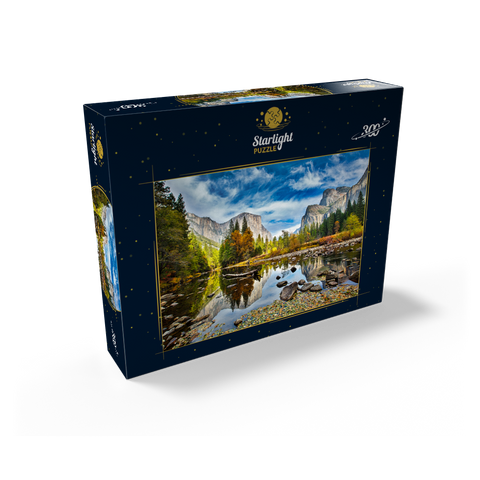 El Capitan and Merced River in autumn, California, USA 300 Jigsaw Puzzle box view2