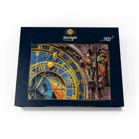 Detail of the Prague Astronomical Clock (Orloj), Prague 300 Jigsaw Puzzle box view3