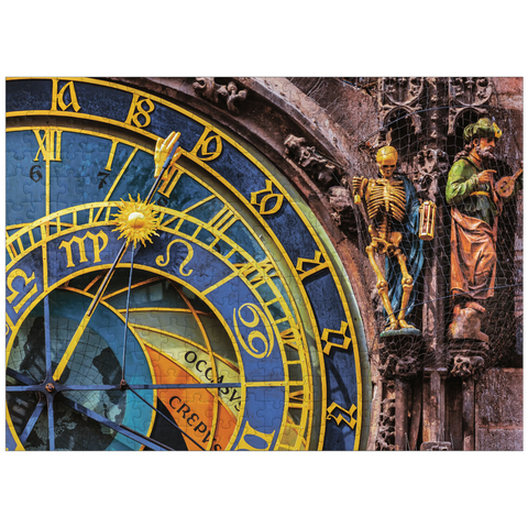 puzzleplate Detail of the Prague Astronomical Clock (Orloj), Prague 300 Jigsaw Puzzle