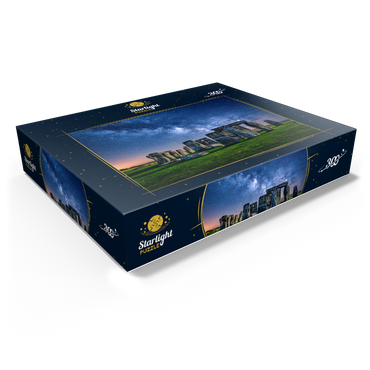 The Milky Way over Stonehenge, Amesbury, England 300 Jigsaw Puzzle box view1