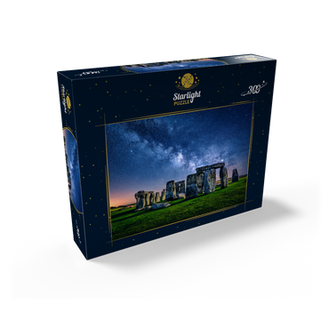 The Milky Way over Stonehenge, Amesbury, England 300 Jigsaw Puzzle box view2