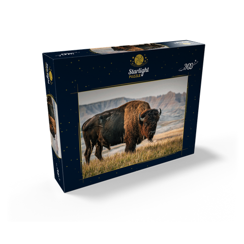 American Bison in South Dakota 300 Jigsaw Puzzle box view2
