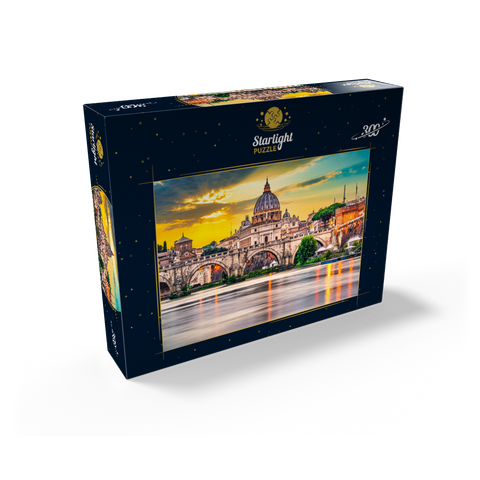 St. Peter's Basilica and Ponte Vittorio Emanuele II in Vatican, Rome, Italy 300 Jigsaw Puzzle box view2