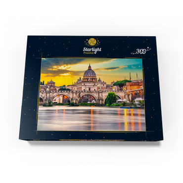 St. Peter's Basilica and Ponte Vittorio Emanuele II in Vatican, Rome, Italy 300 Jigsaw Puzzle box view3