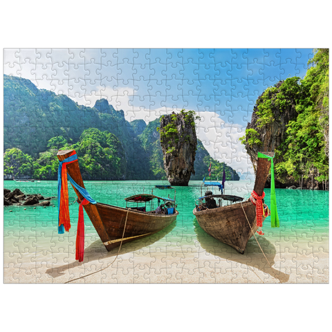 puzzleplate Bond island near Phuket in Thailand 300 Jigsaw Puzzle