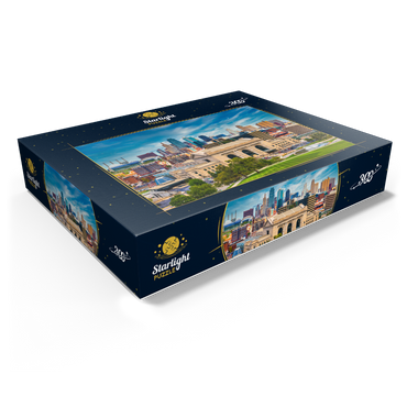 Skyline of Kansas City, Missouri, USA 300 Jigsaw Puzzle box view1