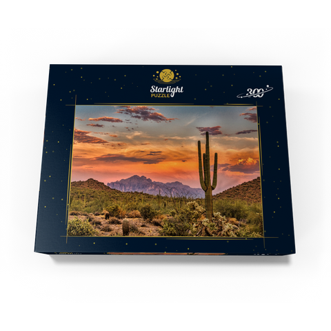 Sunset in the Sonoran Desert near Phoenix, Arizona 300 Jigsaw Puzzle box view3