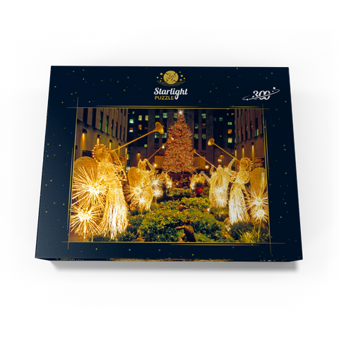 Rockefeller Center at Christmas time, New York City, New York, USA 300 Jigsaw Puzzle box view3